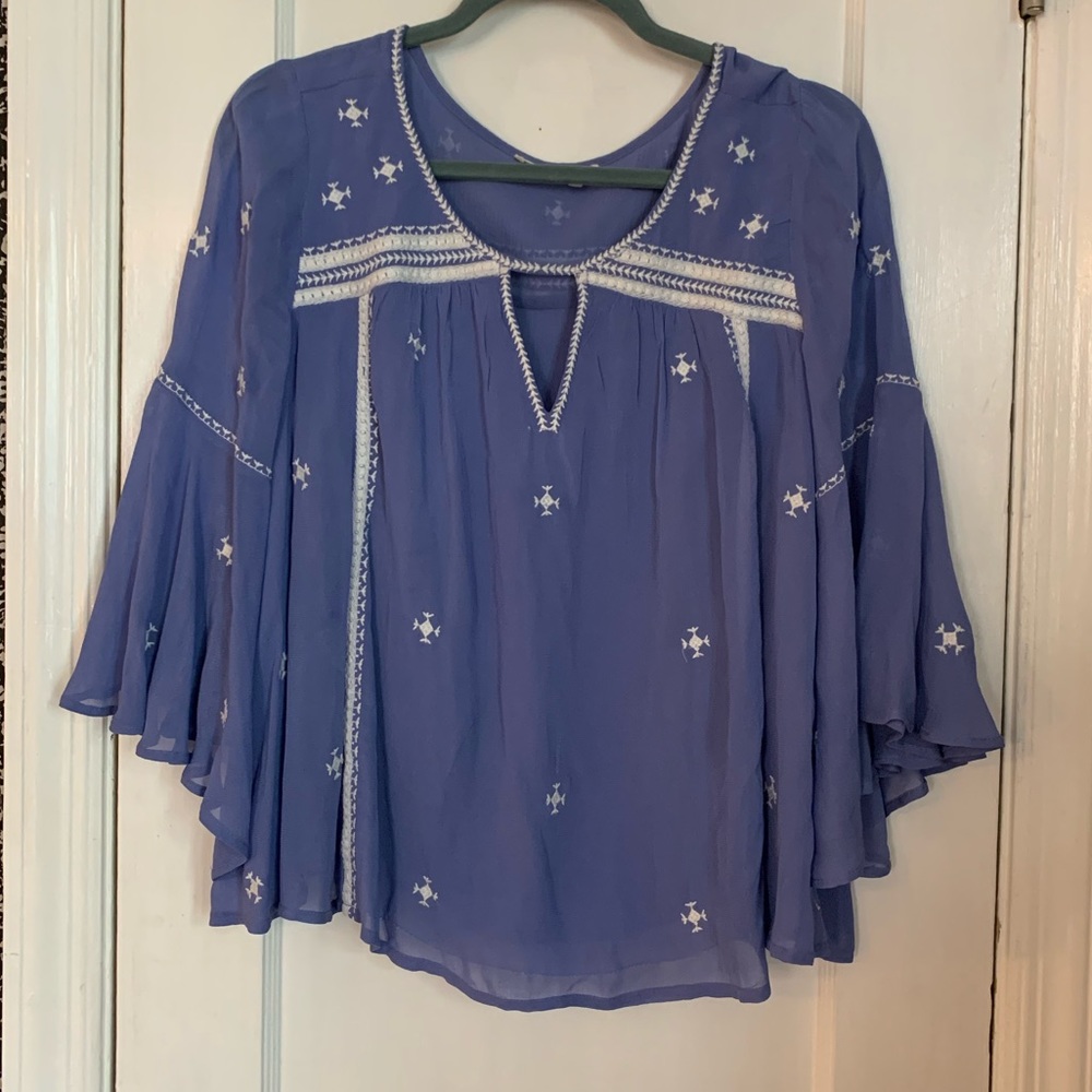 Anthropologie • Floreat Boho Blouse